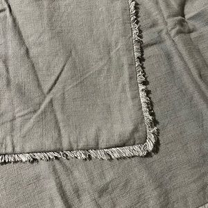 NWOT - Set of 2 Casaluna Heavyweight Linen King Shams - Dark Gray - SOLD OUT!